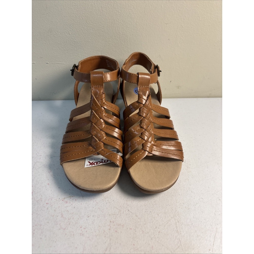 Baretraps Wedge Sandals Womens 6.5 Woven Comfort Ankle Strap Brown Havannah  NWT
